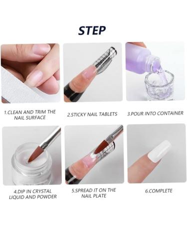 Acrylic Monomer Acrylic Nail Liquid Acrylic Liquid Monomer 40ml Non-Yellowing Manicure Crystal Powder Carving Fluid for Beginners DIY at Home - Buy Online on GoSupps.com