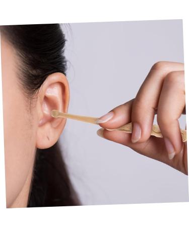 Premium Wood Ear Wax Removal Tool - Earwax Digger & Scoop for Safe Effective Cleaning - Child & Household Use - Buy Online on GoSupps.com