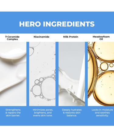 Conscious Chemist Hydrating Milky Face Toner 3.4 fl oz (100ml) | with 7 Ceramide Complex & Niacinamide | Soothes Smooths & Strengthens Skin Barrier | for Glowing Skin | All Skin Types - Buy Online on GoSupps.com