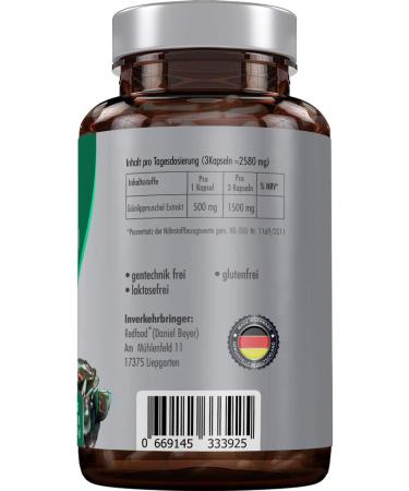 Buy Green Lip Shell Premium Capsules 1500mg - High Dose XXL Can (300 Capsules) | 5-3 Month Supply Magnesium Stearate-Free Made in Germany - Redfood - Buy Online on GoSupps.com