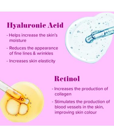 Give Me Hyaluronic Acid & Retinol Face Serum With Peptides & Vitamin B5 - Buy Online on GoSupps.com