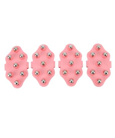 4 pieces-shaped massage shoe shoe manual glove massager with 7 magnetic roller balls hand massage device for body massage