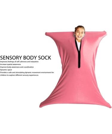 Sensory Sock Autism Sensory Products Pink Improved Self Calming Movement Sensory Body Sock Dynamic Movement Sensory Sock for ADHD Kids (S) - Buy Online on GoSupps.com