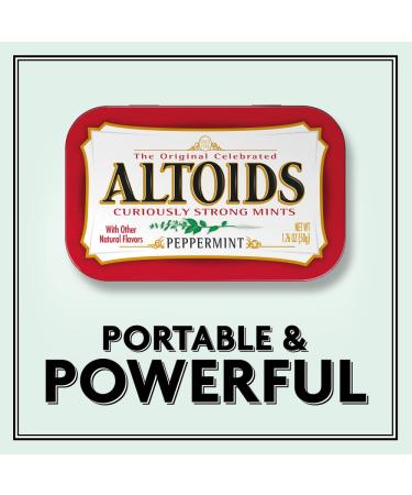 Altoids Classic Peppermint Breath Mints 1.76oz Tin - Pack of 12 - Buy Online on GoSupps.com