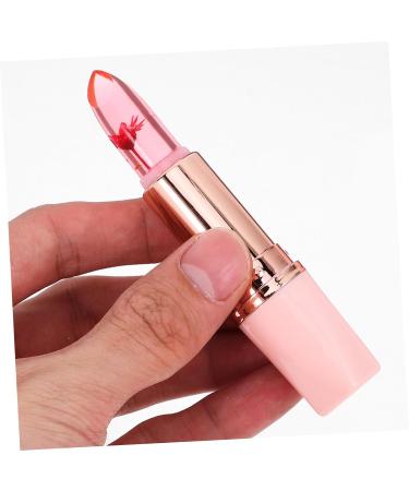 Beavorty 3Pcs Lip Gloss Moisturizing Cream Lipstick Flower Lipstick Jelly Lip Stick Lip Balm Mediumx3pcs as shown x 3pcs - Buy Online on GoSupps.com