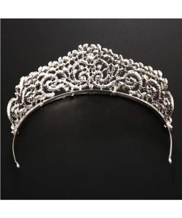 Lurrose Quinceanera Rhinestone Wedding Tiara Headband Crystal Tiara Headpieces Jewelry for Wedding Birthday Tiara - Buy Online on GoSupps.com