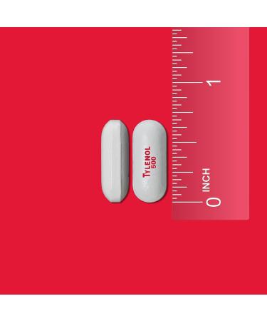 Tylenol Extra Strength Caplets 500mg Acetaminophen Pain Reliever 10 ct (Pack of 12) - Buy Online on GoSupps.com
