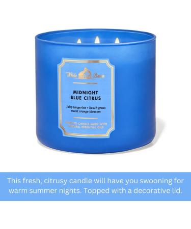 Buy Bath & Body Works 3-Wick Candle - Midnight Blue Citrus - 14.5 oz | Essential Oils | International Shipping Available - Buy Online on GoSupps.com