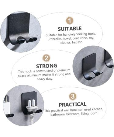 Zerodeko Razor Hook Holder | Punch-Free Adhesive Shaver Rack | Self-Adhesive Space-Saving Power Supply Solution - Buy Online on GoSupps.com