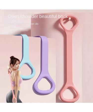 Tvnakdfq Pink 8-Figure Tensioner Open Back Training Tool for Shoulder and Back Slimming Yoga Fitness Tension Belt - Buy Online on GoSupps.com