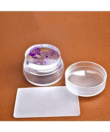 Buy Lurrose Nail Tools 3PC Nail Art Stamping Kit with Transparent Gel Silicone Stamper & Schaber | DIY Nail Decor International Shipping - Buy Online on GoSupps.com
