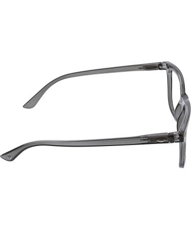 Peepers Tycoon Square Blue Light Blocking Reading Glasses Smoke 53mm - 1x Magnification - Buy Online on GoSupps.com