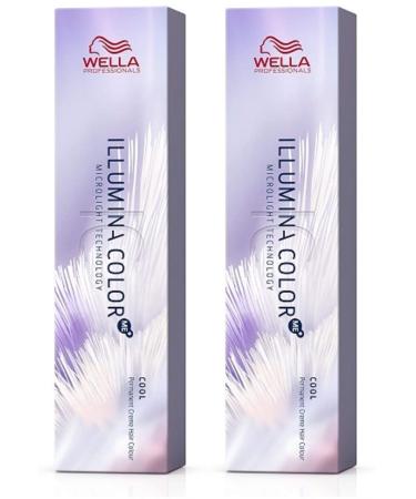 2er Wella Professionals Light Light Blonde Pearl Ash Illumina Color Me+ 10/81 60 ml