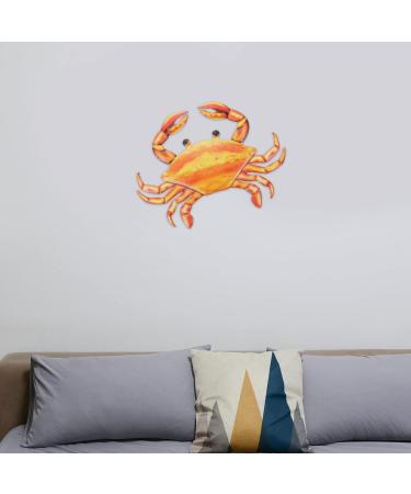 ORFOFE Retro Decor 1Pc orange balloons treadmills home decor ocean ornaments bike Hanging Decor wall hanging Crab pedal Orange 25x15cm - Buy Online on GoSupps.com
