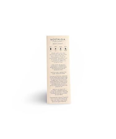 Nostalgia WEST COAST Eau de Parfum Spray for Men 0.27 Fl Oz Sea Salt Heliotrope Flower Cedarwood - Buy Online on GoSupps.com