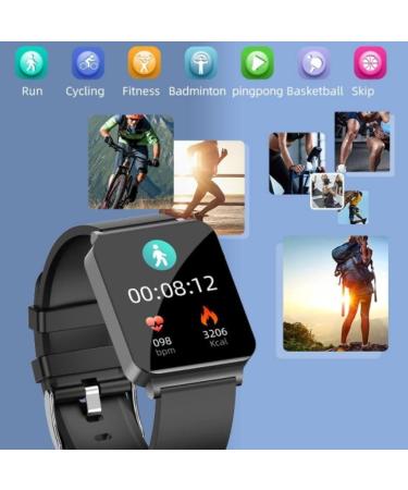 Non-Invasive Blood Sugar Monitor Smart Watch - Diabetic Glucose & Oxygen Tracking (Black) - Buy Online on GoSupps.com