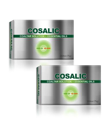 Salve COAL TAR SOAP 75GM 2.64OZ | With Bergamot Tea Tree Jojoba Chamomile and Aloe Vera Oil | Relieves Dry Itchy skin. (Pack of 2) Tea Tree Pack of 2