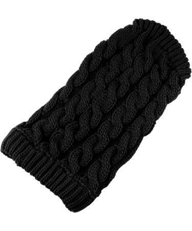Warm XL Black Dog Sweater Vest | Soft Knitted Wool Coat for Small & Medium Dogs - PetyOung - Buy Online on GoSupps.com