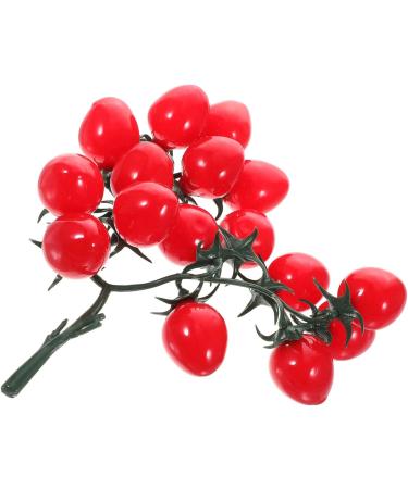 Abaodam 5pcs String Simulated Cherry Tomatoes Yellow Cherry Tomatoes Decor Lifelike Vegetables Lifelike Fruit Model Fake Tomatoes Fruits Faux Fake Grapes Pvc Fake Food Mini Child Redx5pcs 18X16CMx5pcs - Buy Online on GoSupps.com