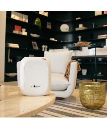 Smart Bluetooth Essential Oil Diffuser - Waterless Aromatherapy & Air Freshener for Home & Office - 1 500 SQFT Coverage with 150ml Bottle (White - Buy Online on GoSupps.com