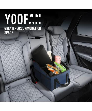 YOOFAN Car Organizer - Durable Oxford Kids Front Seat Storage with 4 Cup Holders, Blue - Buy Online on GoSupps.com