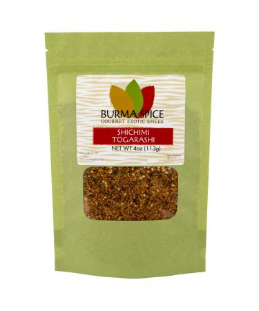 Shichimi Togarashi | Japanese Seven Spice Mix - 7 Spice Chilies | Ideal for Asian Cuisine 4 oz. 4 Ounce (Pack of 1)