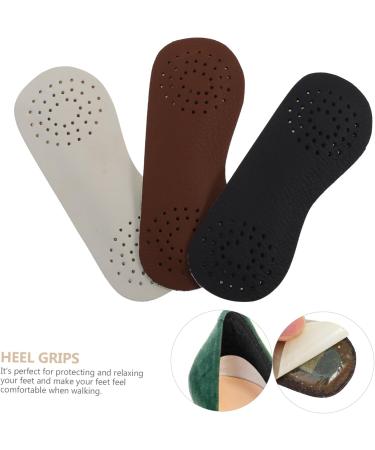 Beaupretty Non-Slip Heel Stickers - 3 Pairs Wear-Resistant Shoe Pads for High Heels - Invisible Cowhide Inserts for Loose Heels - Buy Online on GoSupps.com