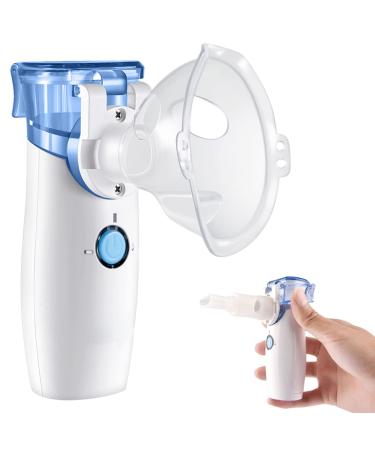 Portable Mesh Nebulizer Handheld Nebulizer for Cough, Portable Personal Cool Mist Steam Inhaler for Sinus Cold,Kids Adults Use