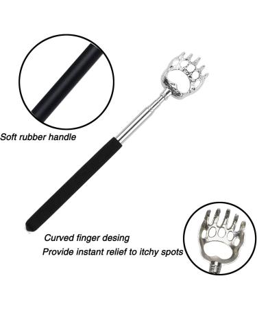 Back Scraper & Scalp Massage Set | Telescopic Back Scratchers & Finger Massage Rings for Stress Relief & Blood Circulation | Ideal Relaxation Gift - Buy Online on GoSupps.com