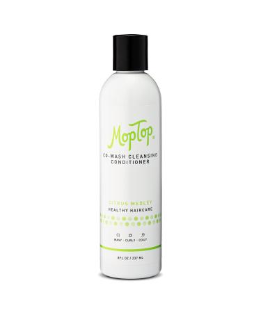 MopTop Cowash Cleansing Conditioner  Wavy  Curly & Kinky-Coily  Color Treated & Natural Hair Moisturizer  made w/Aloe  Sea Botanicals & Honey reduces Frizz  increases Moisture & Manageability
