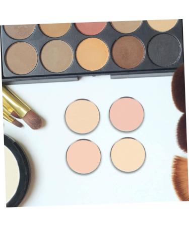 Didiseaon 20pcs Round Eye Shadow Organizer Rack - Beige Makeup Tray for Lipsticks & Highlighters | Stainless Steel Magnetic Pans for Easy Makeup Storage - International Shipping Available - Buy Online on GoSupps.com