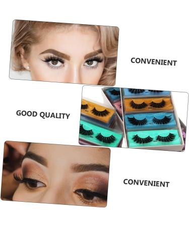 Beatifufu 10 Pairs False Eyelashes Eyelash Pro Lash Fake Eyelash Eye Decor Dense Fake Lashes Accessories for Girls Lash Accessories Faux Eyelashes for Cosmetic Eye Makeup Supply Cross 3d - Buy Online on GoSupps.com