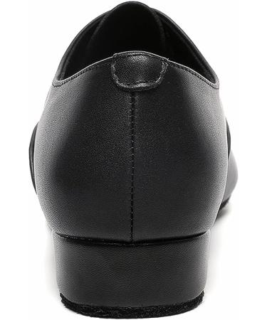 Men's Black Leather Ballroom Dance Shoes - Size 10.5 - Buy Online on GoSupps.com