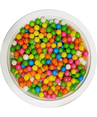 THE EDIBLES Fruit Balls Candy | Assorted Fruit Flavour Candy Balls 250 gms | Sugar Pearls_Packing May Vary - Buy Online on GoSupps.com
