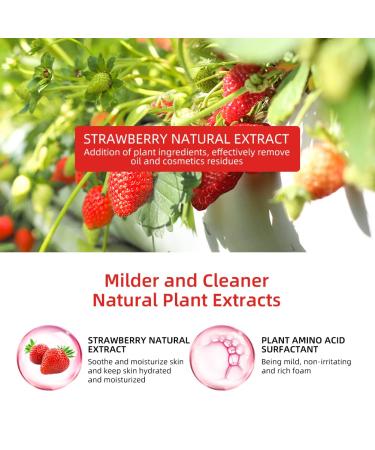 120ml Strawberry Eyelash Shampoo - Gentle Foam Cleaner for Eyelash Extensions | Salon & Home Use - Buy Online on GoSupps.com