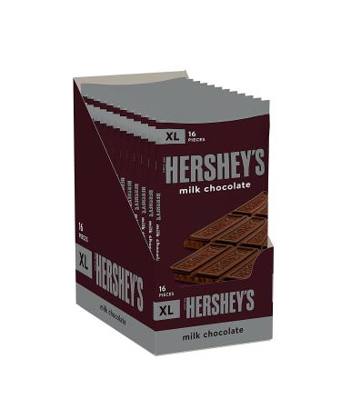 HERSHEY'S Milk Chocolate Bulk Candy, Individually Wrapped, 4.4 ounce , (Pack of 12)