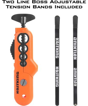 KastKing Radius Line Spooler - Compact Tool for Spinning and Casting Reels | Spool Fishing Reels Without Line Twist - Orange - Buy Online on GoSupps.com