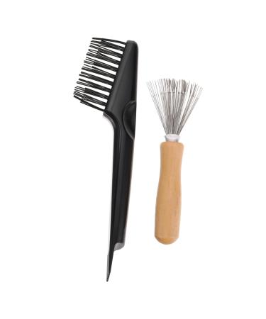 MAGICLULU 1 Set Brush Cleaning Tool Hair Cleaning Rake Hairbrush Cleaning Brush Hair Brush Hair Remover Hair Brush Cleaner Comb Cleaning Tool Comb Cleaning Brush