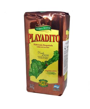Yerba Mate Playadito Despalada Without Stems Argentine Tea (7 x 500gr)