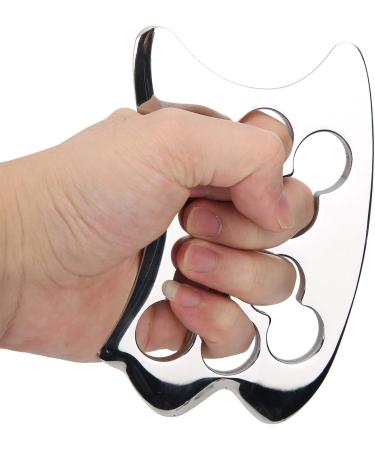 3pcs Ergonomic Stainless Steel Gua Sha Set for Legs & Back - Physiotherapy Massager - Buy Online on GoSupps.com