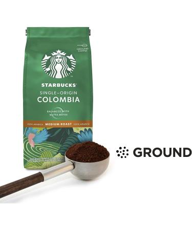 Starbucks Single-Origin Colombia Medium Roast Ground Coffee 200g - Buy Online on GoSupps.com