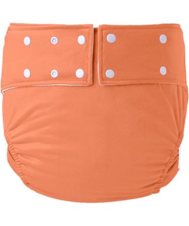 Adult Reusable Cloth Diapers - 2 Set for Incontinence - Orange (72-92 cm) | Eco-Friendly Solution - Buy Online on GoSupps.com