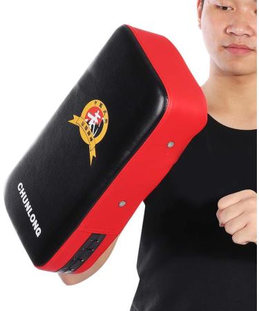 Dilwe PU Leather Target Punching Pad for Taekwondo, Boxing, Karate & Kickboxing - Red - Buy Online on GoSupps.com