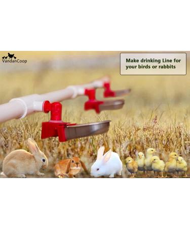 VandanCoop 500ml Automatic Rabbit Water Bottle - Non Drip Hanging Water Feeder for Small Animals - Buy Online on GoSupps.com