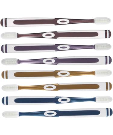 Minkissy 16 Pack Nano Toothbrushes with Silicone Bristles | Travel-Friendly Manual Toothbrush for Optimal Oral Hygiene - Buy Online on GoSupps.com