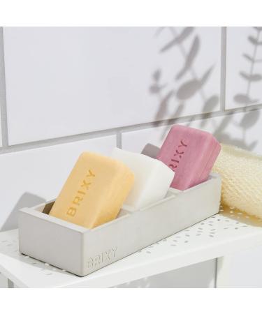 BRIXY Balancing Shampoo & Conditioner Bar Set | Moisturizing Body Wash Bar | Controls Oil Hydrates All Hair Types | pH Balanced Color Safe Vegan Citrus - Buy Online on GoSupps.com
