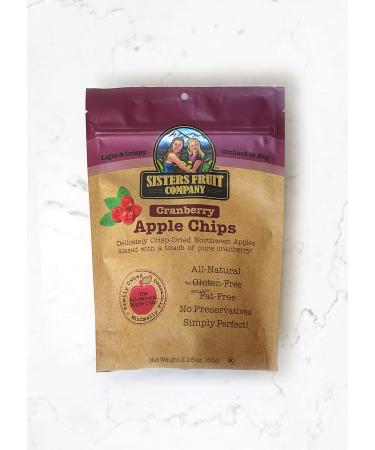 Sisters Fruit Company Variety Pack Apple & Pear Chips - All Natural, No Preservatives, Fat-Free (6 x 2.25 oz Bags) - Buy Online on GoSupps.com