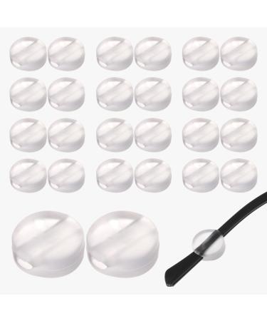 Curded 12 pair of anti -slip glasses ear pads glasses ear hooks glasses ears silicone glasses ear pillow silicone anti -slip covers for glasses bars as a stopper of the glasses ironing ends