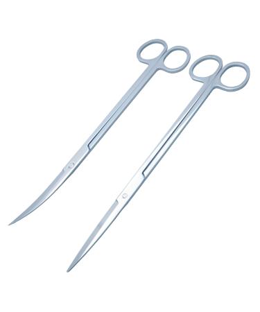 VORESTIC Aquarium Scissors Set 25cm Aquarium Accessories for Aquarium Plants Scissors Set