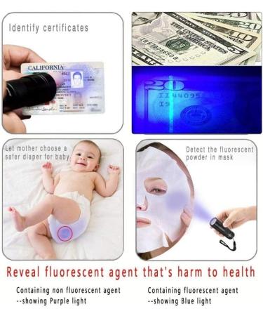 TOINGO UV Flashlight 9 LED 395nm Blacklight Detector for Dog Urine & Pet Stains - Buy Online on GoSupps.com